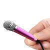 Mini Small Metal Microphone 3.5mm Jack For Smartphones (Pink)